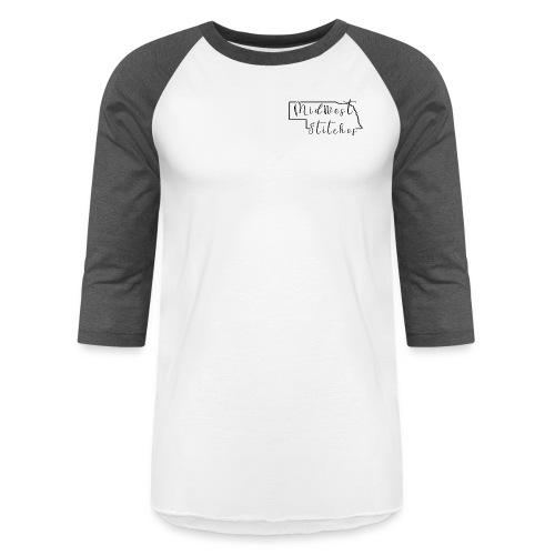 Midwest Stitches logo - Unisex Baseball T-Shirt
