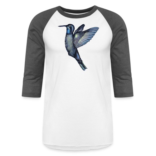 Hummingbird in flight - Unisex Baseball T-Shirt