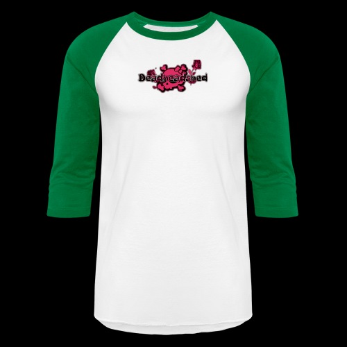 Pink skull DHS og logo - Unisex Baseball T-Shirt