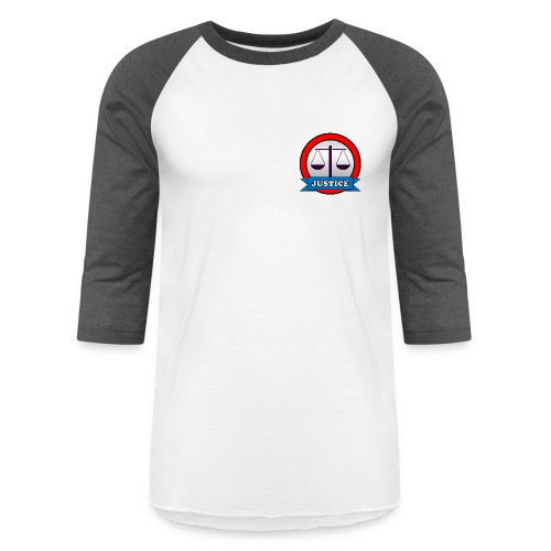 JUSTICE - Unisex Baseball T-Shirt