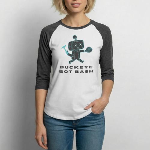 Bot Bash - Unisex Baseball T-Shirt