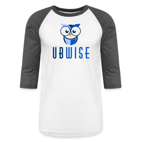 UBWise Logo Owl Bottom - Unisex Baseball T-Shirt