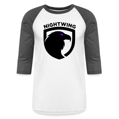 Nightwing Black Crest - Unisex Baseball T-Shirt