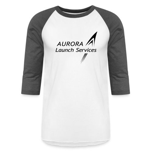 ALS Black - Unisex Baseball T-Shirt