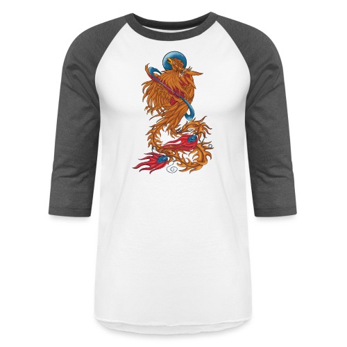 Rising Phoenix - Unisex Baseball T-Shirt