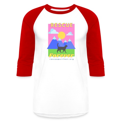 Rescue Forever Mountain Dream - Unisex Baseball T-Shirt