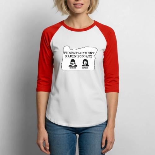 FER Logo Classic Design - Unisex Baseball T-Shirt