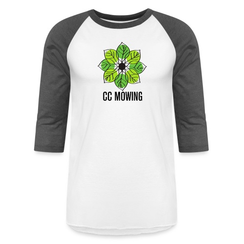 CC Mowing Logo - Unisex Baseball T-Shirt