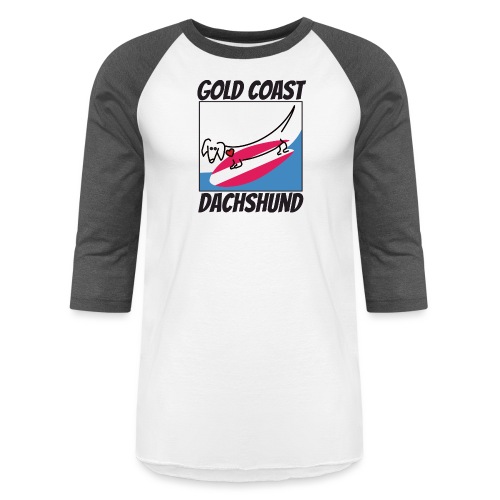 Gold Coast Dachshund - Unisex Baseball T-Shirt