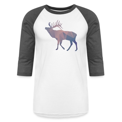 Geometry deer - Unisex Baseball T-Shirt
