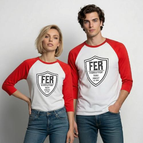 FER Shield - Unisex Baseball T-Shirt
