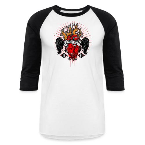 CORAZON ARDIENTE - Unisex Baseball T-Shirt