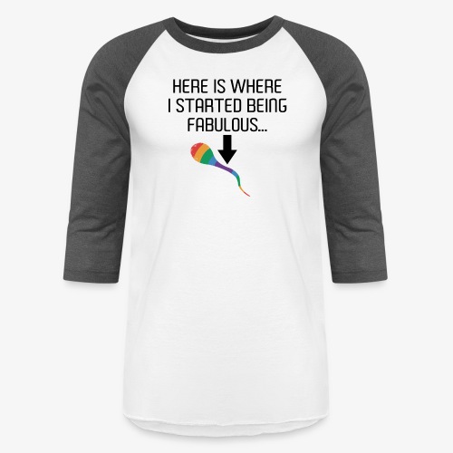 Gay Rights Funny Shirt - Unisex Baseball T-Shirt