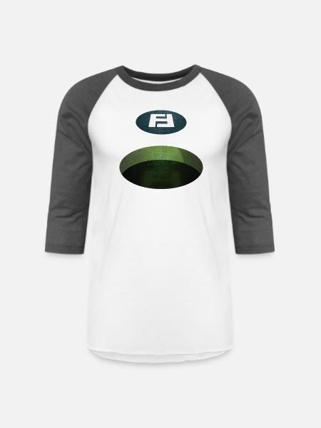 HF5 Hazard - Unisex Baseball T-Shirt - white/charcoal