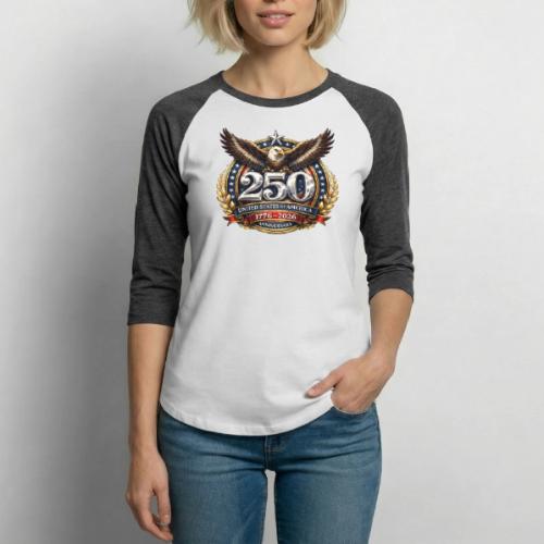 American Eagle USA 250th Anniversary 1776–2026 - Unisex Baseball T-Shirt