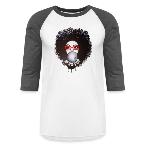 Afro pop_ - Unisex Baseball T-Shirt