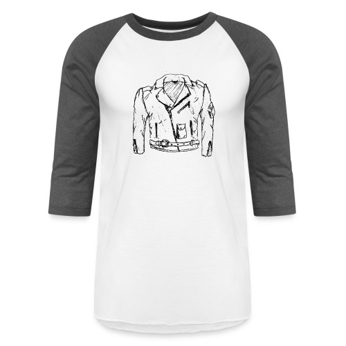 Brando Jacket Drawing - Unisex Baseball T-Shirt