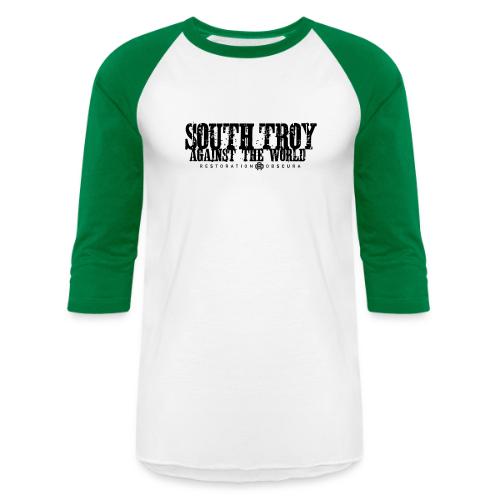RO South Troy Against the World Broken Dark - Unisex Baseball T-Shirt