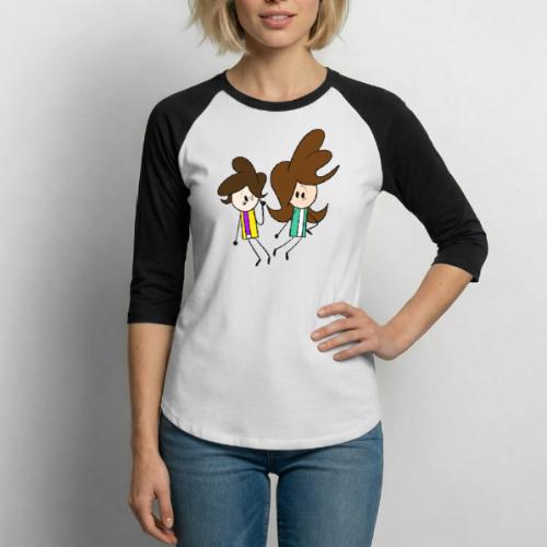 Small Coll and Dersy - Unisex Baseball T-Shirt