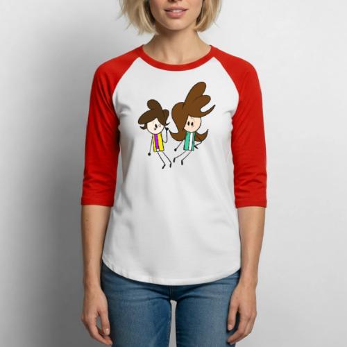 Small Coll and Dersy - Unisex Baseball T-Shirt