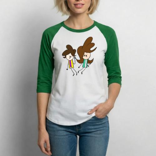 Small Coll and Dersy - Unisex Baseball T-Shirt