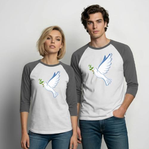 DOVE - Unisex Baseball T-Shirt