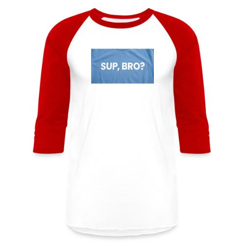 SUP BRO TEE - Unisex Baseball T-Shirt