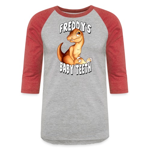 Freddy s Baby Teeth png - Unisex Baseball T-Shirt
