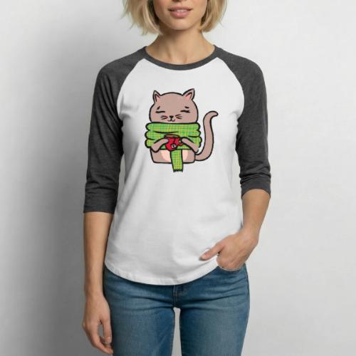 meap cozy cats - Unisex Baseball T-Shirt