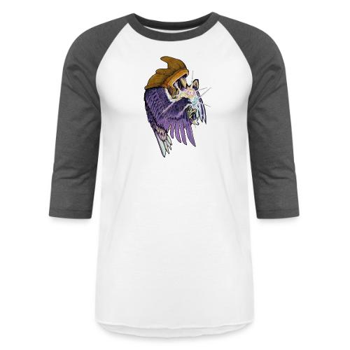 Mice of Legend - Raven Wizard - Unisex Baseball T-Shirt