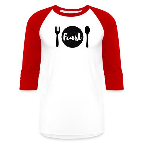 Feast logo - Unisex Baseball T-Shirt