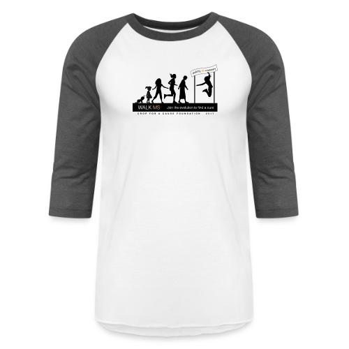 2017 CROP TSHIRT WALK MS 001 - Unisex Baseball T-Shirt