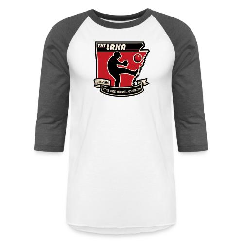 Black/Red State LRKA 2026 Logo - Unisex Baseball T-Shirt