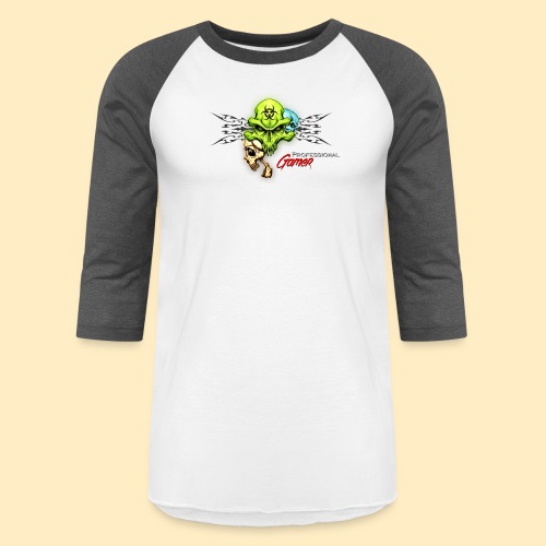 Professional Gamer Skull - Unisex Baseball T-Shirt