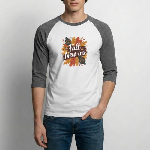 Fall New-Ins Autumn Leaves Acorn Seasonal Outfit - Unisex Baseball T-Shirt