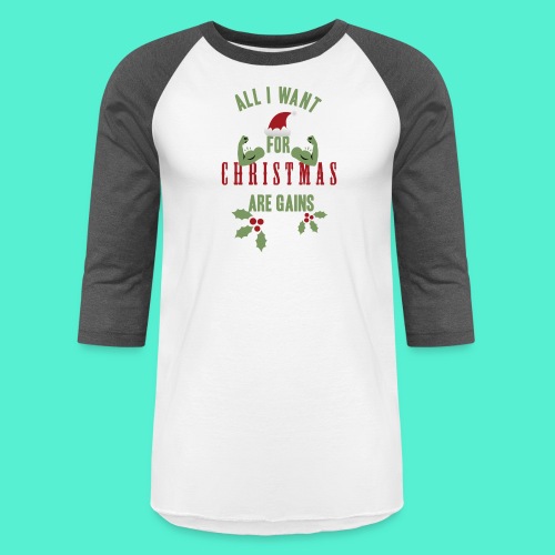 All i want for christmas - Unisex Baseball T-Shirt