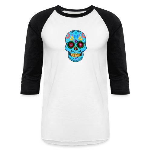 OBS Skull - Unisex Baseball T-Shirt