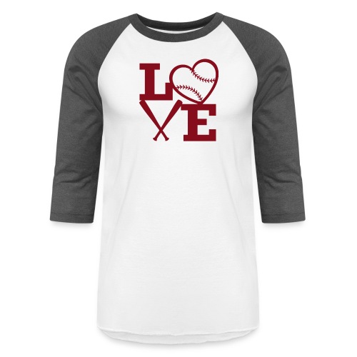 Love baseball - Unisex Baseball T-Shirt