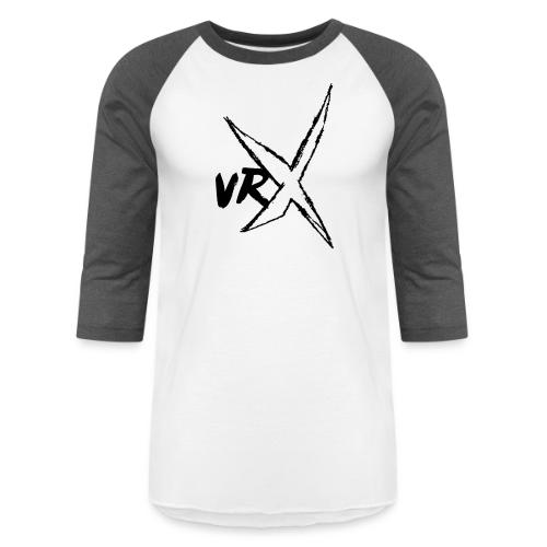 VRX logo BLACK - Unisex Baseball T-Shirt