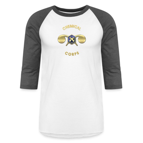 Chemical Corps Branch Insignia - Unisex Baseball T-Shirt