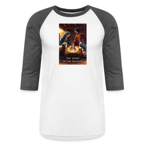 Nativity Manger T-Shirt - Unisex Baseball T-Shirt
