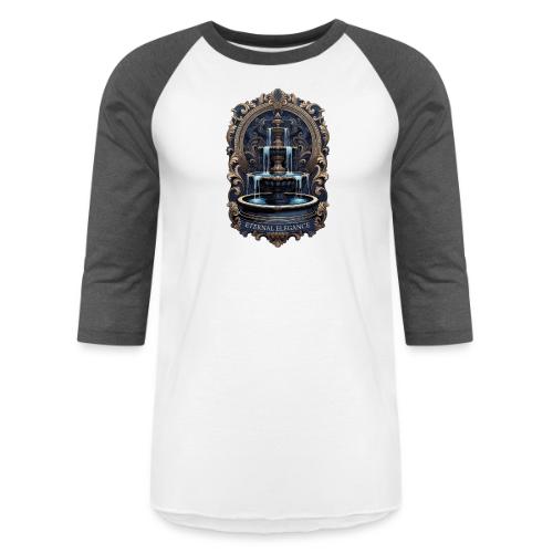 Gilded Baroque Fountain T-Shirt - Unisex Baseball T-Shirt