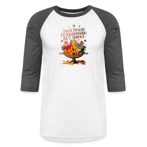 Snack Dealer Extraordinaire Tee, Mum Gift - Unisex Baseball T-Shirt