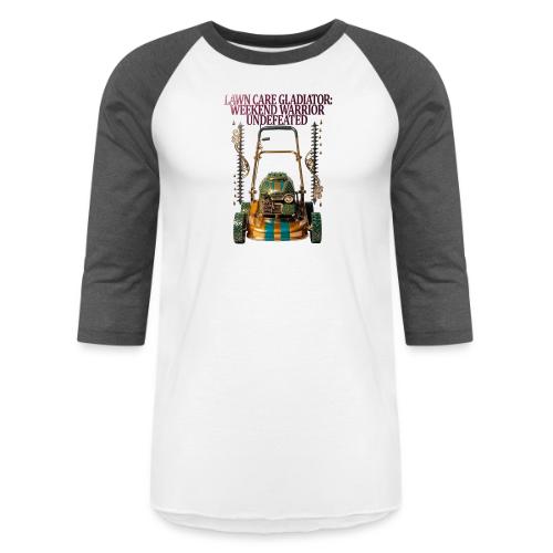 Lawn Care Gladiator T Shirt - Unisex Baseball T-Shirt