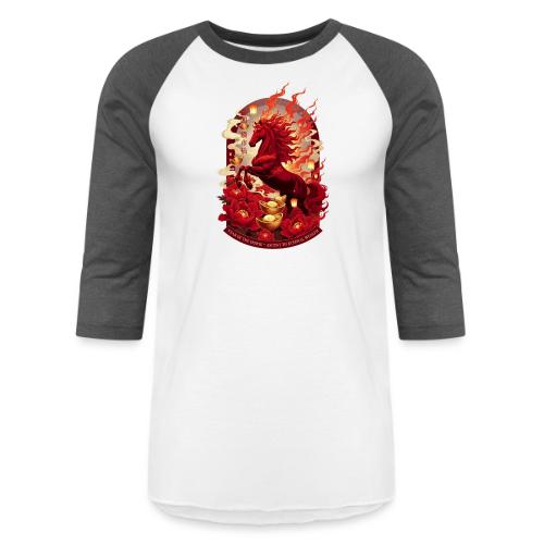 Year of the Horse Ascent T Shirt, Lunar New Year - Unisex Baseball T-Shirt