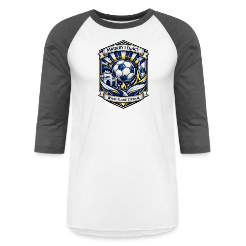 Madrid White Legacy T Shirt, Madrid Fan Gift - Unisex Baseball T-Shirt