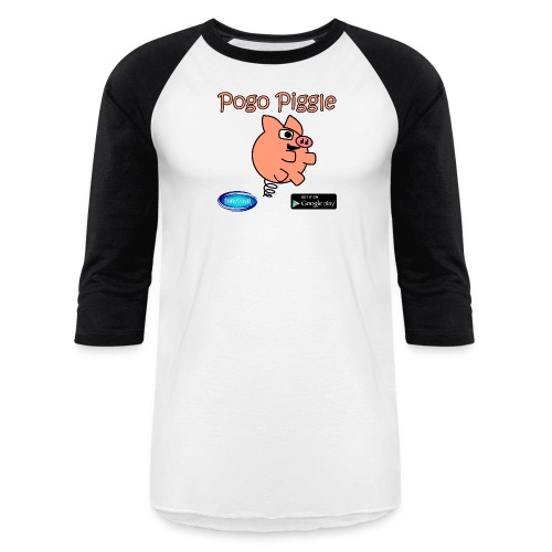 Pogo Piggle - Unisex Baseball T-Shirt