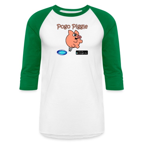 Pogo Piggle - Unisex Baseball T-Shirt