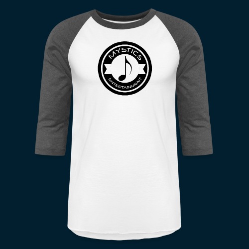 mystics_ent_black_logo - Unisex Baseball T-Shirt