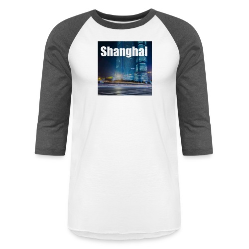 Shanghai by Lyron Foster - Unisex Baseball T-Shirt